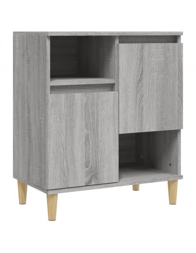 Credenza Grigio Sonoma 60x35x70 cm in Legno Multistrato