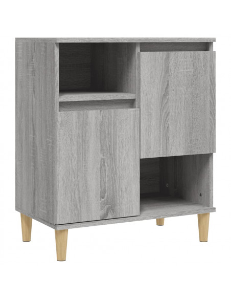 Credenza Grigio Sonoma 60x35x70 cm in Legno Multistrato