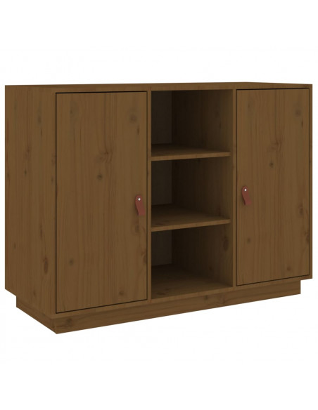Credenza Miele 100x40x75 cm in Legno Massello di Pino
