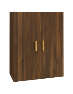 Armadietto Pensile a Parete Rovere Marrone 69,5x34x90 cm 2