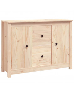 Credenza 100x35x74 cm in Legno Massello di Pino 2