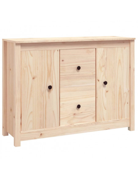 Credenza 100x35x74 cm in Legno Massello di Pino