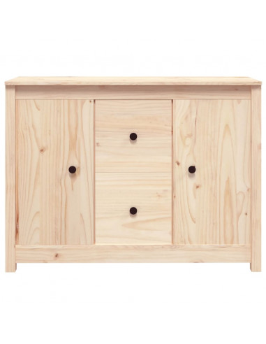 Credenza 100x35x74 cm in Legno Massello di Pino