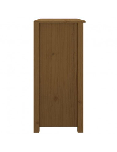 Credenza Miele 100x35x74 cm in Legno Massello di Pino