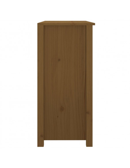 Credenza Miele 100x35x74 cm in Legno Massello di Pino