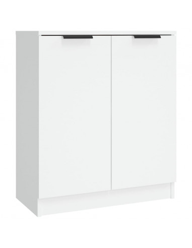 Credenze 3 pz Bianco in Legno Multistrato