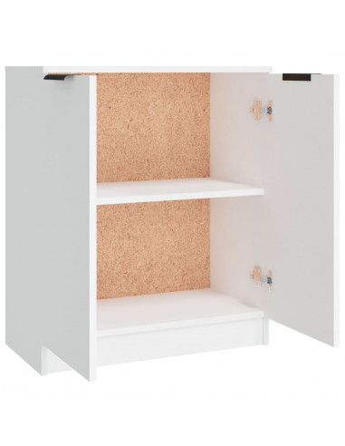 Credenze 3 pz Bianco in Legno Multistrato