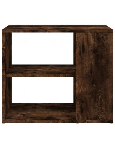 Mobiletto Laterale Rovere Fumo 60x30x50 cm in Legno Multistrato