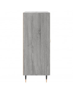 Credenza Grigio Sonoma 69,5x34x90 cm in Legno Multistrato 2