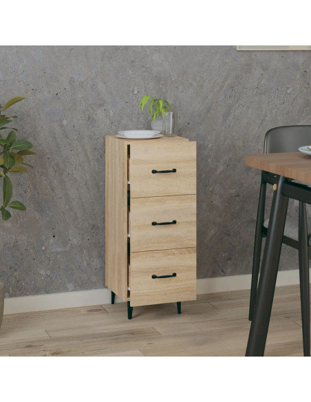 Credenza Rovere Sonoma 34,5x34x90 cm in Legno Multistrato
