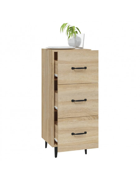 Credenza Rovere Sonoma 34,5x34x90 cm in Legno Multistrato
