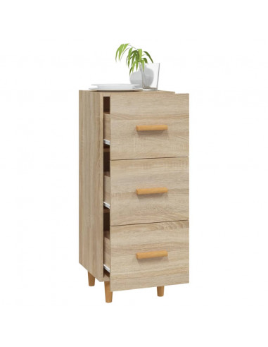 Credenza Rovere Sonoma 34,5x34x90 cm in Legno Multistrato