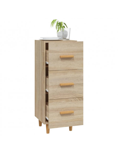 Credenza Rovere Sonoma 34,5x34x90 cm in Legno Multistrato