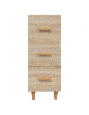 Credenza Rovere Sonoma 34,5x34x90 cm in Legno Multistrato
