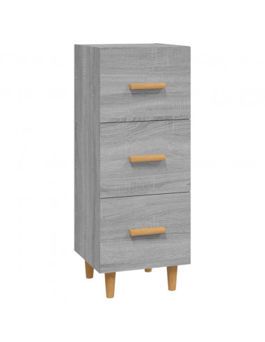 Credenza Grigio Sonoma 34,5x34x90 cm in Legno Multistrato