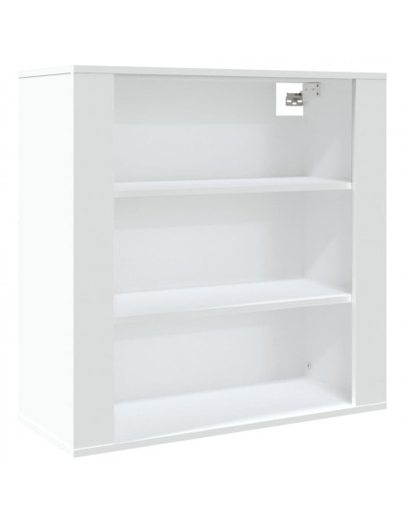 Mobile a Parete Bianco 80x33x80 cm in Legno Multistrato