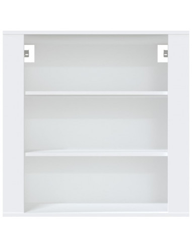 Mobile a Parete Bianco 80x33x80 cm in Legno Multistrato