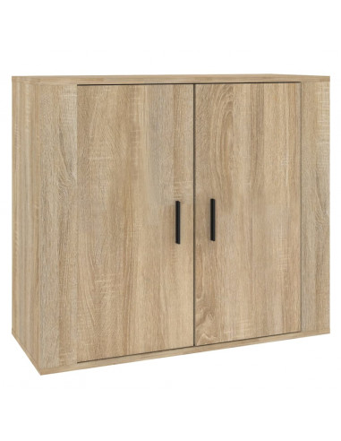 Credenza Rovere Sonoma 80x33x70 cm in Legno Multistrato