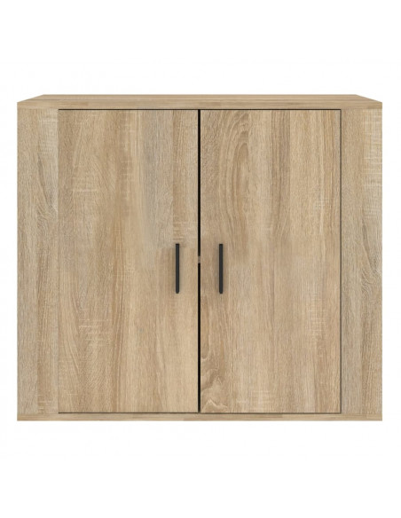 Credenza Rovere Sonoma 80x33x70 cm in Legno Multistrato