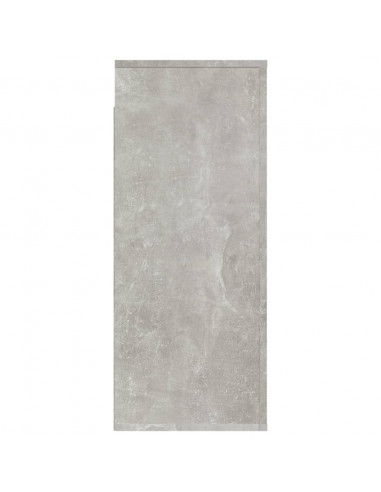 Mobile a Parete Grigio Cemento 80x33x80 cm in Legno Multistrato