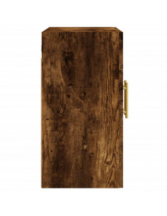 Armadietto a Muro Rovere Fumo 60x31x60 cm in Legno Multistrato 2