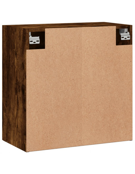 Armadietto a Muro Rovere Fumo 60x31x60 cm in Legno Multistrato