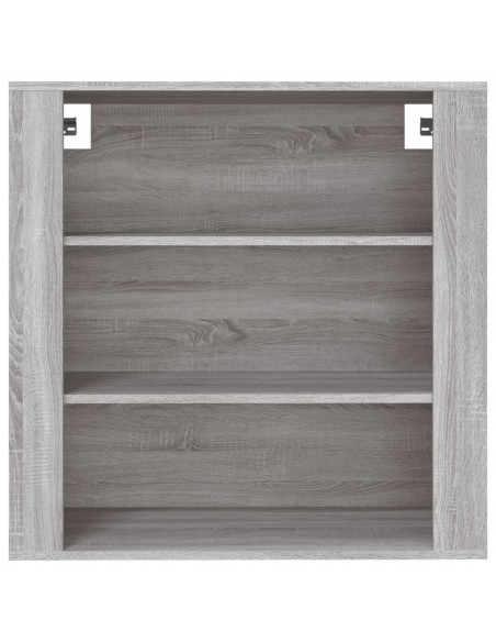 Mobile Pensile Grigio Sonoma 80x33x80 cm in Legno Multistrato