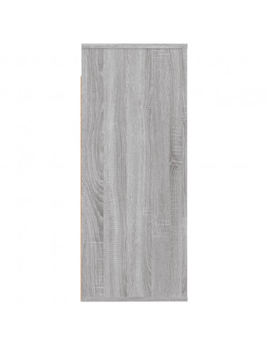 Mobile Pensile Grigio Sonoma 80x33x80 cm in Legno Multistrato