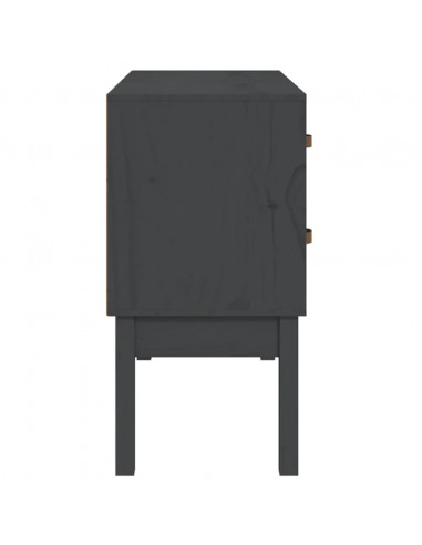 Mobile Consolle Grigia 90x40x78 cm in Legno Massello di Pino