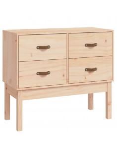 Mobile Consolle 90x40x78 cm in Legno Massello di Pino 2