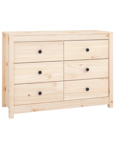 Armadietto Miele 100x40x72 cm in Legno Massello di Pino