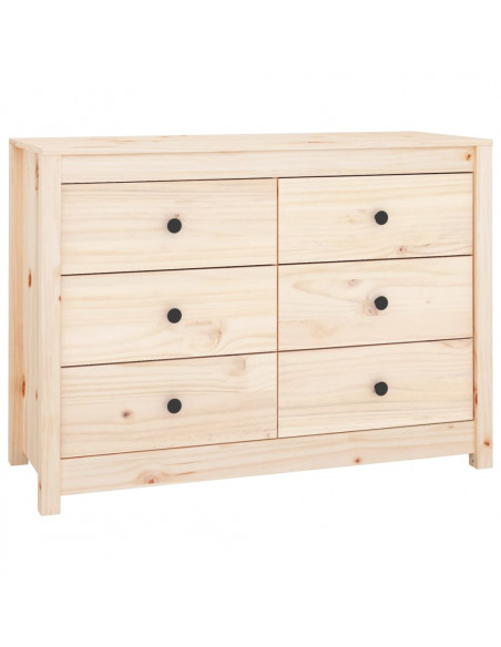 Armadietto Miele 100x40x72 cm in Legno Massello di Pino