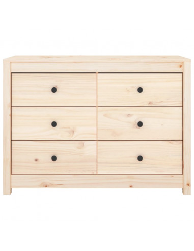 Armadietto Miele 100x40x72 cm in Legno Massello di Pino