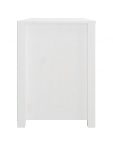 Armadietto Miele Bianca 100x40x54 cm in Legno Massello di Pino