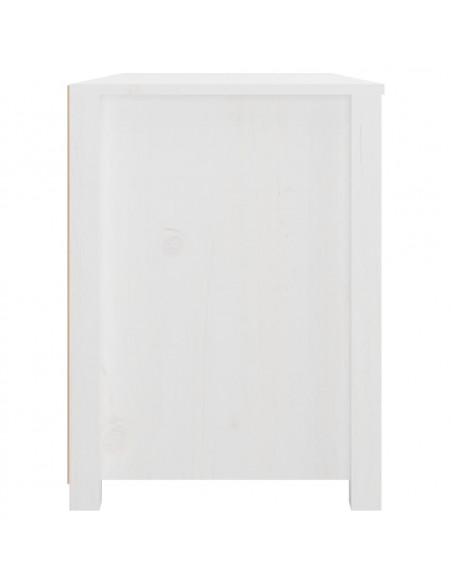 Armadietto Miele Bianca 100x40x54 cm in Legno Massello di Pino