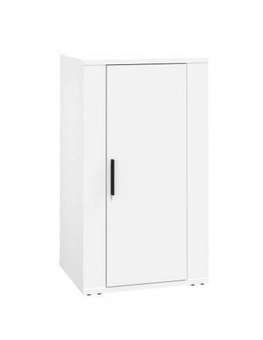 Credenza Bianca 40x33x70 cm in Legno Multistrato