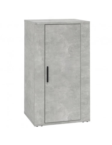Credenza Grigio Cemento 40x33x70 cm in Legno Multistrato
