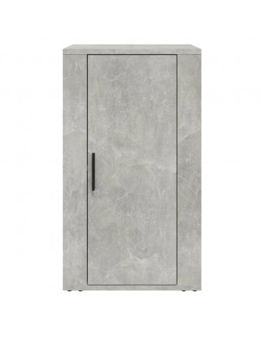 Credenza Grigio Cemento 40x33x70 cm in Legno Multistrato