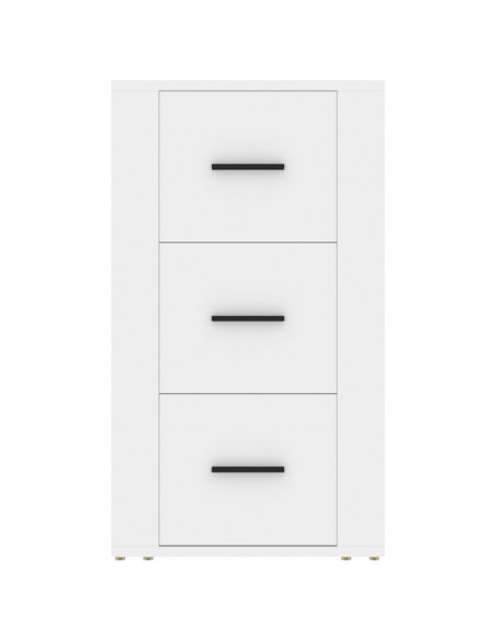 Credenza Bianca 40x33x70 cm in Legno Multistrato