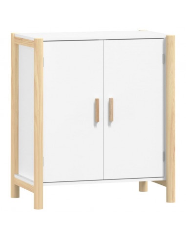 Credenza Bianca 62x38x70 cm in Legno Multistrato