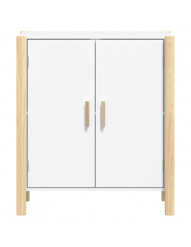 Credenza Bianca 62x38x70 cm in Legno Multistrato