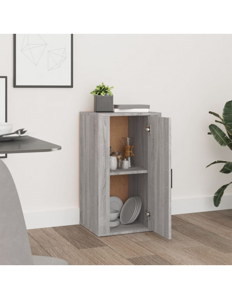 Credenza Grigio Sonoma 40x33x70 cm in Legno Multistrato