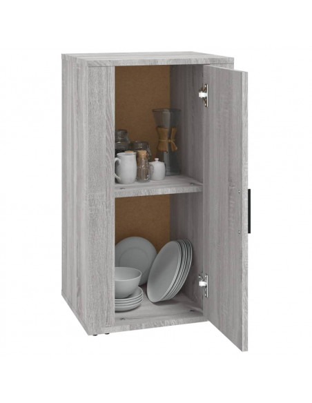 Credenza Grigio Sonoma 40x33x70 cm in Legno Multistrato