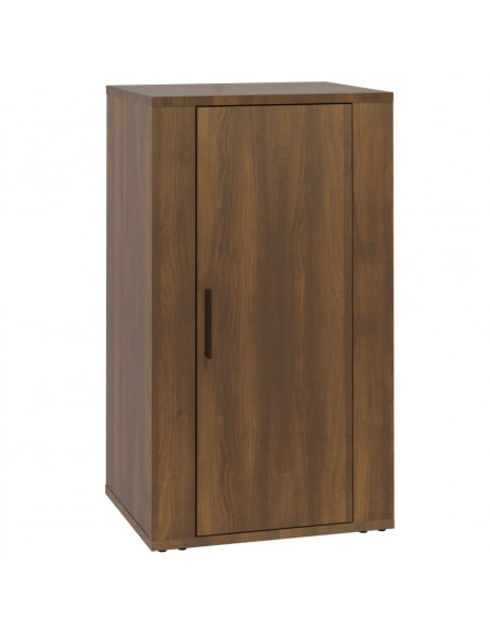 Credenza Rovere Marrone 40x33x70 cm in Legno Multistrato