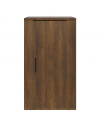 Credenza Rovere Marrone 40x33x70 cm in Legno Multistrato