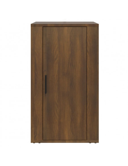 Credenza Rovere Marrone 40x33x70 cm in Legno Multistrato