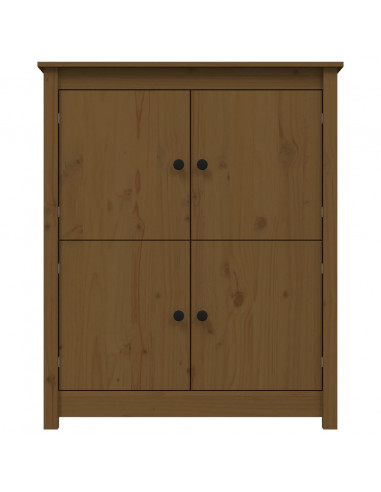 Credenza Miele 83x41,5x100 cm in Legno Massello di Pino