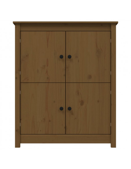 Credenza Miele 83x41,5x100 cm in Legno Massello di Pino