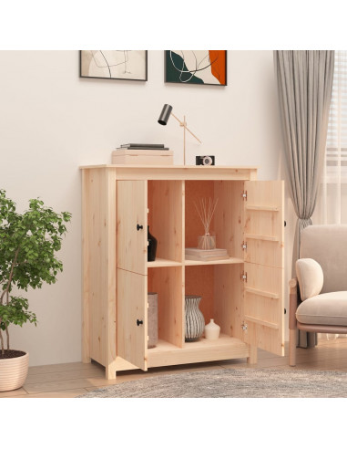 Credenza 83x41,5x100 cm in Legno Massello di Pino