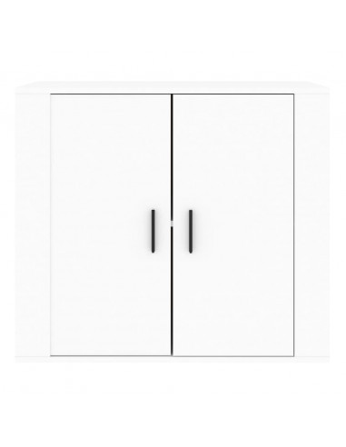 Credenza Bianca 80x33x70 cm in Legno Multistrato